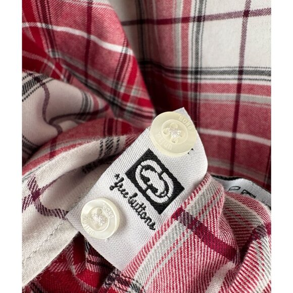 VTG Skater Grunge Ecko Unltd 2000's Plaid Button Down Shirt, Men's Size 2XL - Picture 6 of 9